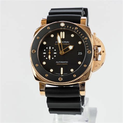 Panerai Luminor Submersible Goldtech 42mm Complete Set PA